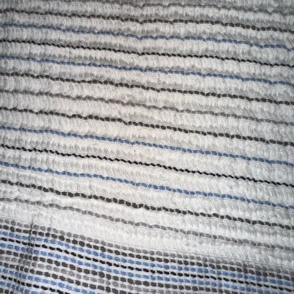 Inup Home Cotton Summer Throw Waffle Weave
White,taupe, black, grey and blue - Picture 7 of 9